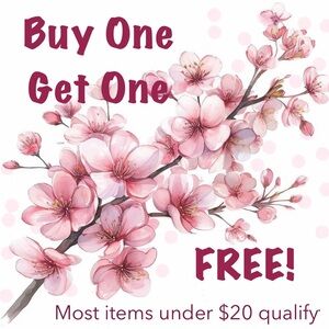 BOGO! Most items under $20 qualify!